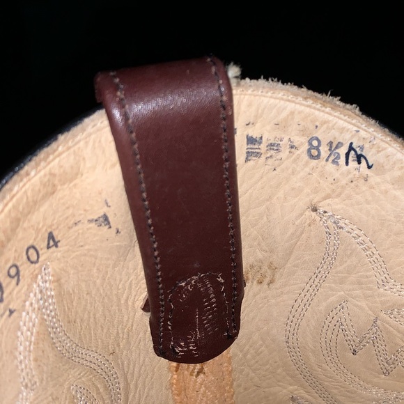 GENUINE LEATHER COWBOY BOOTS - Picture 10 of 10